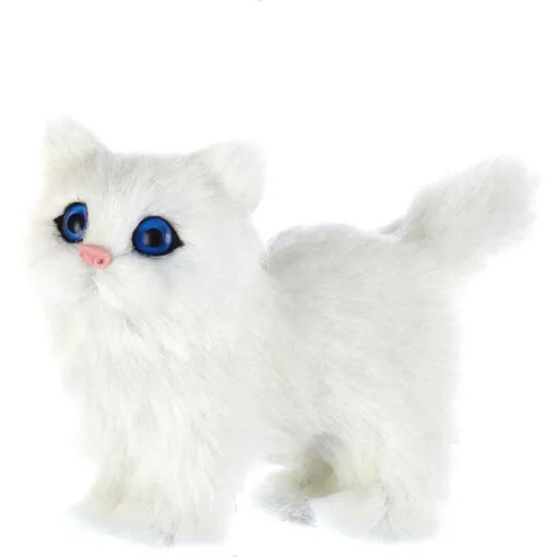 Kurt Adler Plush White Cat Ornament -Hot Sale Kurt Adler Store 014762B 04047.1653764458