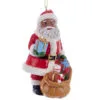 Kurt Adler Black Santa With Gifts Ornament -Hot Sale Kurt Adler Store 017606C Kurt Adler Black Santa With Gifts Ornament 31346.1652211424