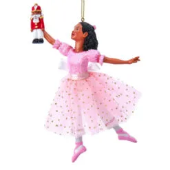 Kurt Adler African American Clara Ballerina Ornament