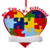 Kurt Adler Personalized Autism Puzzle Heart Ornament -Hot Sale Kurt Adler Store 758450 Kurt Adler Personalized Autism Puzzle Heart Ornament 85336.1650641461