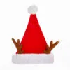 Kurt Adler Red Velvet Santa Hat With Antlers - C1974 -Hot Sale Kurt Adler Store C1974 95359.1540393903