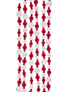 Kurt Adler Red Bead Garland